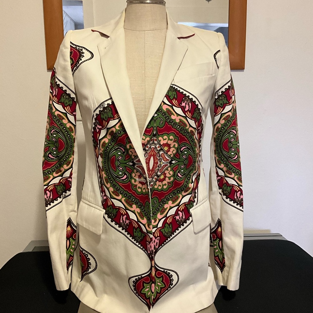Vintage ROMEO GIGLI Blazer - early 2000’s - Rare collector piece - Ornate Print